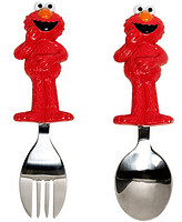 Munchkin 麦肯齐 Sesame Street 芝麻街造型幼儿叉匙