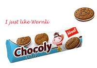 Wernli 万恩利 牛奶巧克力味夹心饼干 250g*2盒