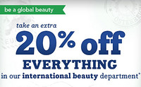 促销活动：drugstore官网  international beauty 国际美妆护肤品牌