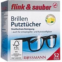 flink & sauber 光学镜片/镜头清洁湿纸（52片/盒）