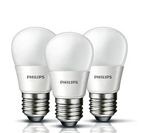 Philips 飞利浦 全能LED灯泡3W*3只
