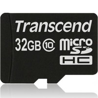 凑单好价：Transcend 创见 32G MicroSD（TF）存储卡（Class10）*2