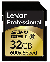 凑单品：Lexar 雷克沙 Professional 600x LSD32GCTBNA600 32GB SD存储卡（写90M/s）