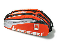 Kawasaki 川崎 TCC-8604 羽毛球包（六只装、橙色）*3件