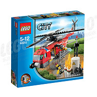 华北西北：LEGO 乐高 城市系列 L60010 消防直升机
