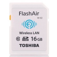 TOSHIBA 东芝 FlashAir无线局域网嵌入式SDHC存储卡（16GClass10）
