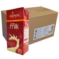 delamere 德拉米尔  脱脂牛奶 1L*12盒