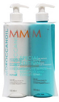 MOROCCANOIL Hydrating Shampoo & Conditioner 500ml 无油丰盈 洗发护发套装