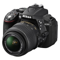 Nikon 尼康  D5300 数码单反套机（AF-S DX 18-55mm）黑