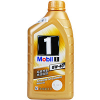 MOBIL 美孚 金美孚1号 全合成机油 1L（SN、0W-40）*12瓶