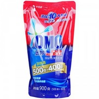 限华北：OMO 奥妙 净蓝有效深层洁净洗衣液 劲爆装 500g+400g