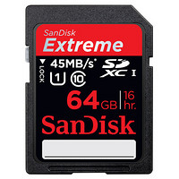 SanDisk 闪迪 至尊极速 SDXC存储卡 64G 45MB/S