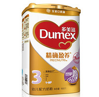 限华东：Dumex 多美滋 精确盈养 3段幼儿配方奶粉 900g*3罐+亨氏 1阶段婴儿营养米粉
