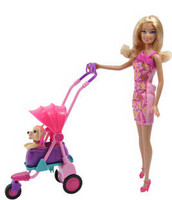 Barbie 芭比 BCF82 芭比女孩之宠物集合组