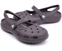 crocs 卡骆 经典系列  女式舒适休闲沙娜塑模洞洞鞋 深咖啡色11212-206 