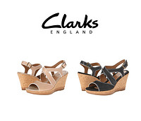Clarks Pitch Vienna维也纳 女款皮跟凉鞋（37.5码起）