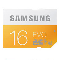 SAMSUNG 三星 EVO SDHC存储卡（16GB、C10、UHS-1、三防）