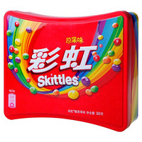 skittles 彩虹糖 原果味彩虹糖 300g 铁罐装