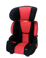 RECARO 瑞雷卡罗 Milano 儿童安全座椅（红色、3-12岁）+波比熊汽车座椅礼包