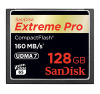 SanDisk 闪迪 Extreme Pro 至尊超极速 CF高速存储卡 128GB