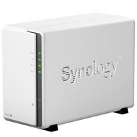 Synology 群晖  DS213j 2盘位 NAS 网络存储服务器 无内置硬盘