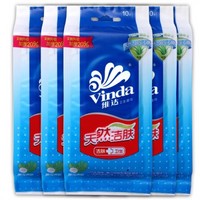 Vinda 维达 杀菌卫生 湿巾 10片独立装*5包