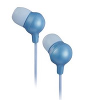JVC 杰伟世 Marshmallow HA-FR36-A 苹果线控入耳耳机  蓝色
