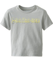 凑单品：Calvin Klein Short Sleeve Logo Crew 男宝宝T恤