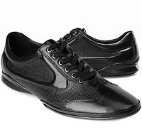 CEEN 策恩 X0022A 系带商务休闲皮鞋 黑色