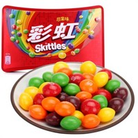 限华北：Skittles 彩虹糖 原果味 铁罐装400g