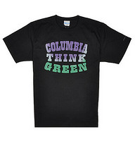 Columbia 哥伦比亚 PM2376010 男式字母印花休闲T恤 黑色