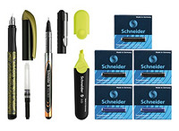 Schneider 施耐德 套装(含钢笔/走珠笔/荧光笔/吸墨管1支/墨胆5盒)