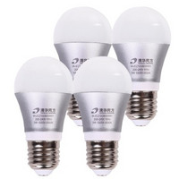 THTF 清华同方 经济型LED球泡灯 E27接口 3W 黄光  WJE270GB03Y01 四支装