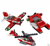 LEGO 乐高 创意百变组 31013 红色雷霆直升机