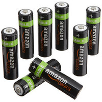 AmazonBasics 亚马逊倍思 AA 5号镍氢充电电池（8节、2000mAh）