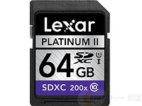 Lexar 雷克沙 PLATINUM II 200X UHS-I 64G SD存储卡