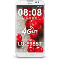 LG E985T 4G手机（移动版，白色）