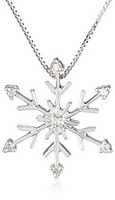 凑单品：Snowflake 雪花造型女士钻石项链