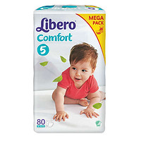 Libero 丽贝乐 婴儿纸尿裤5号 L80片*2包
