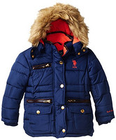 U.S. Polo Association Quilted Bubble Jacket 女童夹克