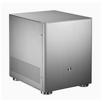 乔思伯（JONSBO） V4 MATX机箱 全铝 银色 支持标准大电源