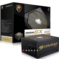 COUGAR 骨伽  GX600 电源（额定600W/模组化/80PLUS金牌）