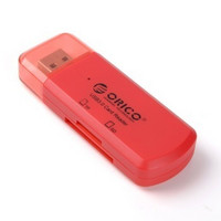ORICO 奥睿科 CTU33-RD 超迷你USB3.0五彩炫酷高速读卡器 红