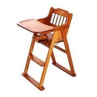 saoors 小硕士 绿樱桃系列实木折叠式儿童餐椅DZ-326T