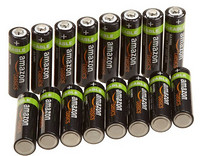 Amazon Basics 亚马逊倍思 AA 5号镍氢充电电池 (16 节,2000mAh)
