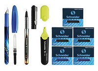 Schneider 施耐德 套装(钢笔1+走珠笔1+荧光笔1+吸墨管1+墨5盒) 多色可选