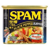 SPAM 世棒 黑胡椒午餐肉罐头 340g