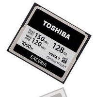 TOSHIBA 东芝 EXCERIA 1000x 128G 高速CF卡（读150M写120M）