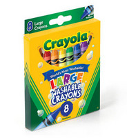 Crayola 绘儿乐 8色 可水洗 大蜡笔