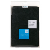 洛克（ROCK） 纹系列 平板电脑双色保护壳 适用于苹果iPad Mini 黑色